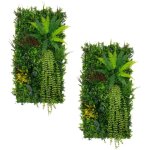 Monster shop ? panneau d�coratif mural v�g�tal artificiel 50 x 100 cm ? r�sistant aux intemp�ries et ...
