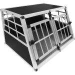 Monster shop - cage de transport en aluminium 50 x 89 x 69 cm - 2 porte - angle 65° avant et 90° arrière ... Monster shop - cage de transport en aluminium 50 x 89 x 69 cm - 2 porte - angle 65° avant et 90° arrière ...