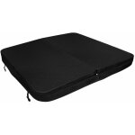 Couverture pour jacuzzi noir 210cm / 2. 1m - pvc & cuir - spa housse de protection bche protectrice ...