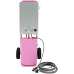 Douche de cheval & chariot acier rose 18l sans rservoir instantane eau chaud gaz chauffe - eau chaudire ...