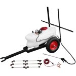 Monster shop - pulvristeur pour quad vtt 60l avec remorque maxblast 12v buses de flche pulvrisation ...