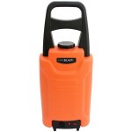 Monster shop - r�servoir d'eau 30 l � roulettes tuyau de 7 m arrosage de jardin portable chariot poign�e ...