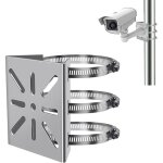 Montage vertical sur poteau, support d'angle montage, support d'angle camera exterieur, support mural ...