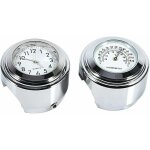 Ahlsen - montre moto guidon, horloge numrique de montage de guidon de moto tanche et thermomtre temp ...