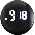 Montres num�riques led de voiture pour tableau de bord - mini horloge de style analogique, structure ...