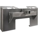 Mophorn - 1 / 4'plaque d'attachement pour skid steer - plaque de montage avec r�cepteur d'attelage de ...
