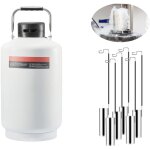 Mophorn 10l liquid nitrogen tank, aluminium alliage dewar avec 6 cartouches et sac de transport, réservoir ... Mophorn 10l liquid nitrogen tank, aluminium alliage dewar avec 6 cartouches et sac de transport, réservoir ...