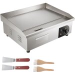 Mophorn - 21' gril lectrique commercial, 3000w, acier inoxydable, plaque de fer antiadhsive, 122 - ...