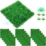 Mophorn - lot de 48 panneaux de buis artificiels, 25, 4 x 25, 4 cm, résistants aux uv, pour haie, mur ... Mophorn - lot de 48 panneaux de buis artificiels, 25, 4 x 25, 4 cm, résistants aux uv, pour haie, mur ...
