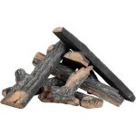 Mophorn - 8 pcs oak logs. pour cheminée à gaz. bûches en céramique avec résistance à la chaleur. réaliste ... Mophorn - 8 pcs oak logs. pour cheminée à gaz. bûches en céramique avec résistance à la chaleur. réaliste ...