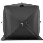 Mophorn abri de glace portatif, 6  8 personnes, 70 pi2, 142 x71 , noir, facile  transporter et  ranger ...