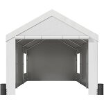 Mophorn abri de voiture robuste 10x20 pieds, abri de garage extrieur avec parois latrales amovibles, ...