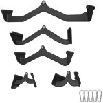 Mophorn accessoires de traction lat, ensemble de 5 barres en t et en v pour machine � c�ble, barre de ...