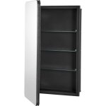 Mophorn - armoire  pharmacie, 16, 5 x 27, 5 pouces, pour salle de bain, avec miroir et tagres rglables ...