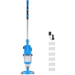 Mophorn aspirateur de piscine, 100 l / min, nettoyeur manuel sans fil avec rallonges, nettoyage en profondeur ...
