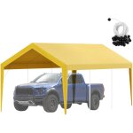 Mophorn auvent de remplacement pour abri d'auto 10' x 20', bche robuste et impermable pour tente de ...