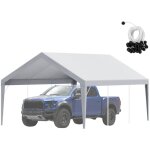 Mophorn auvent de remplacement pour abri d'auto 13 x 20 pi, bche robuste pour abri de garage, impermable ...