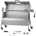 Mophorn - barbecue � r�tisserie de 46 pouces capacit� de 132 lb barbecue � charbon de bois pour porc, ...