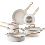Mophorn batterie de cuisine antiadhésive en granit de 17 pièces compatible avec induction avec poêles ... Mophorn batterie de cuisine antiadhésive en granit de 17 pièces compatible avec induction avec poêles ...