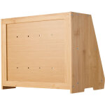 Mophorn bo�te � pain � deux niveaux pour comptoir de cuisine, espace de rangement pour pain au design ...