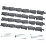 Mophorn bordure de jardin imitation pierre, 1180x95x57 mm, bordure de pelouse r�aliste, design modulaire, ...