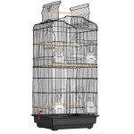 Mophorn cage  oiseaux pour perroquets de 39 pouces  toit ouvert, grande taille, suspendue pour perruches ...
