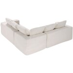 Mophorn ? canap� d'angle modulaire en l ? si�ge profond en mousse �lastique ? tissu en velours c�tel� ...