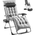 Mophorn chaise zéro gravité de 26 pouces, grise. idéale pour l'intérieur et l'extérieur. réglable avec ... Mophorn chaise zéro gravité de 26 pouces, grise. idéale pour l'intérieur et l'extérieur. réglable avec ...