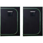 Mophorn chambre de culture 120x60x180 cm, tente de culture pour plantes d'int�rieur, avec fen�tre d'observatio ...