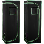 Mophorn chambre de culture int�rieure, 60 x 60 x 180 cm, tente pour plantes avec fen�tre d'observation, ...