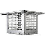Mophorn - chapeau de chemine 330, 2 x 228, 6 mm, couvercle de chemine en acier inoxydable 304, installation ...
