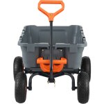 Mophorn - chariot  benne basculante ? chariot de jardin en polythylne avec cadre en acier, capacit ...