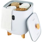 Mophorn - chauffe - serviettes 25l grand seau, �cran led, chauffage par le bas, minuterie r�glable, arr�t ...