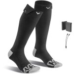 Mophorn chaussettes chauffantes rechargeables avec batterie 5000 mah, 4 niveaux de chauffage, id�ales ...