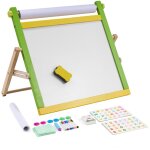 Mophorn - chevalet d'art de table pour enfants, tableau blanc magnétique double face en bois 3 en 1, ... Mophorn - chevalet d'art de table pour enfants, tableau blanc magnétique double face en bois 3 en 1, ...