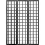 Mophorn - cloison de sparation japonaise  3 panneaux, paravent de confidentialit pliable en bois