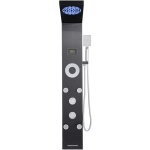 Mophorn - colonne de douche murale avec pommeau effet pluie, panneau led en acier inoxydable bross 1345 ...