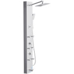 Mophorn colonne de douche avec pommeau effet pluie, panneau mural en acier inoxydable bross� 124 cm, ...