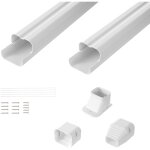 Mophorn - couvercle de mini - conduite divise . 76, 2 mm de large, 2 270 mm de long. pvc dcoratif pour ...