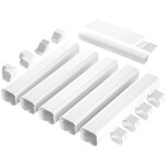 Mophorn - couvercle de mini - conduite divise . 76, 2 mm de large, 3 110 mm de long. pvc dcoratif pour ...