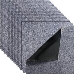 Mophorn dalle de moquette autocollante, 45, 7 x 45, 7 cm, lot de 10, couvrant 2 ?, �paisseur 12 mm, � ...