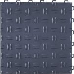 Mophorn dalles de sol de garage embo�tables 12  x 12  x 0, 53 , paquet de 50, antid�rapantes, double ...