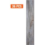 Mophorn - dalles de sol en vinyle autocollantes, 36 x 6 pouces, 36 pices, 0, 62 mm d'paisseur, grain ...