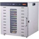 Mophorn - dshydrateur alimentaire  10 plateaux, en acier inoxydable, 1 000 w, pour le schage de viande ...