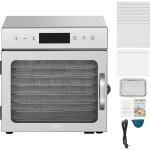 Dshydrateur alimentaire 8 plateaux en acier inoxydable, schoir lectrique 400 w avec temprature rglable ...