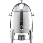 Mophorn distributeur de boissons 12 l, fontaine en acier inoxydable pour boissons chaudes et froides, ...
