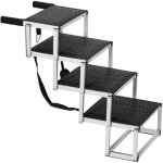 Mophorn escalier pour chien pour voiture, large rampe pliable  4 marches avec surface antidrapante. ...