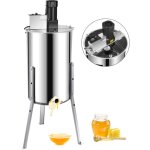 Mophorn extracteur de miel lectrique  3 cadres sparateur d'abeilles en acier inoxydable centrifugeuse ...