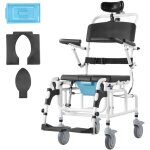 Mophorn - fauteuil roulant de douche, chaise de douche roulante en alliage d'aluminium de 17, 5 pouces ... Mophorn - fauteuil roulant de douche, chaise de douche roulante en alliage d'aluminium de 17, 5 pouces ...