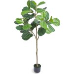 Mophorn figuier artificiel  feuilles de violon de 1, 5 m, plante artificielle verte raliste avec matriau ...